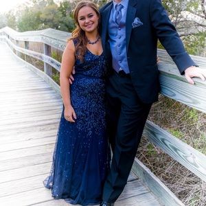 Blue Prom Dress